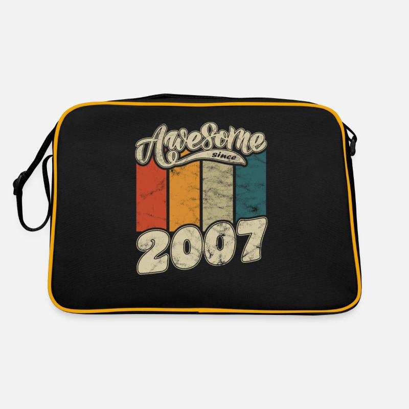 2007 Geburtstag Awesome since Retro Retro Tasche
