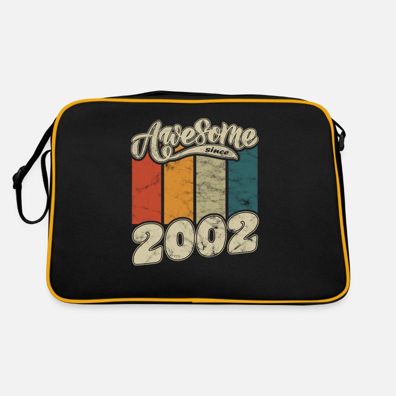 2002 Birthday Awesome since Retro Retro Bag