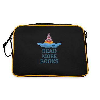 Read More Books - Retro Bag - black/gold - Back
