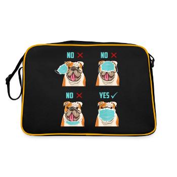 English Bull - Retro Bag - black/gold - Back