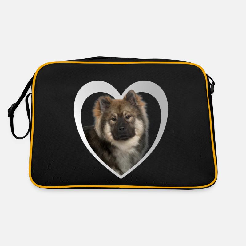 Eurasier Herz - J’aime Eurasier Sac Retro