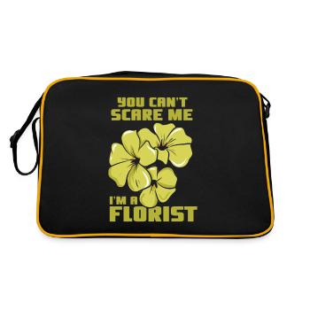 Florist Florist profession - Retro Bag - black/gold - Back