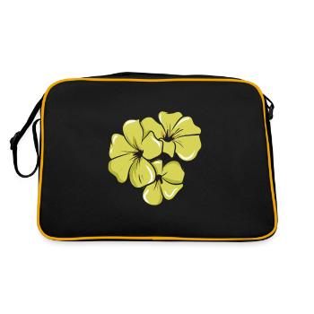 Fleuriste Fleurs Jaunes - Sac Retro - noir/or - Dos
