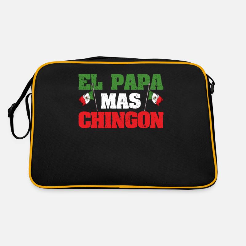 El Papa Mas Chingon Funny Best Mexican Retro Bag