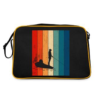 Pêche en kayak et pêche en kayak - Sac Retro - noir/or - Dos