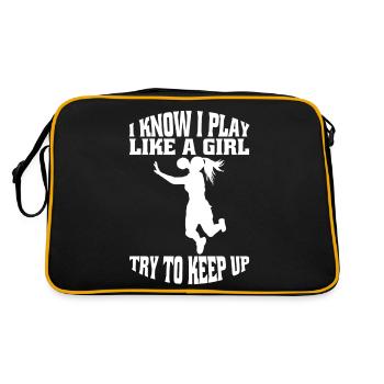 Handball Handball Team Handball Player Handball Fan - Retro Bag - black/gold - Back
