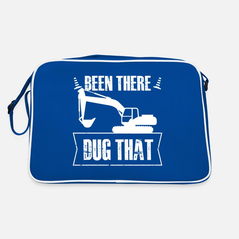 been there dug that Design for a construction Retro Tasche