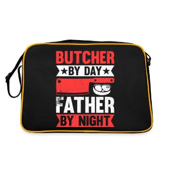 Boucher de jour Père de nuit - Sac Retro - noir/or - Dos