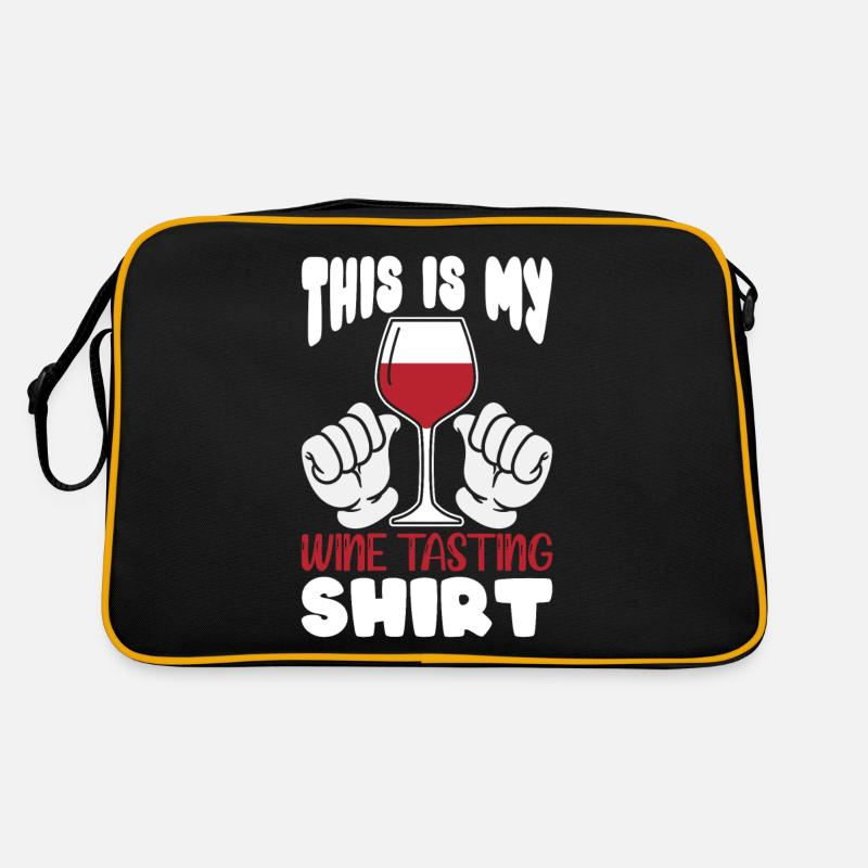 This Is My Wine Tasting Shirt Retro Tasche