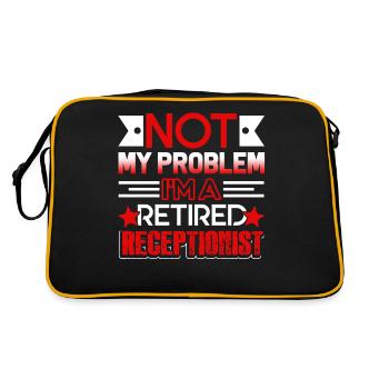 Receptionist Retired Receptionist - Retro Bag - black/gold - Back