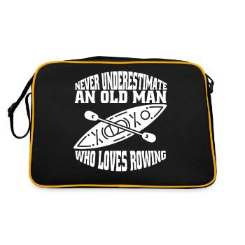 Rowing Rowing Team Rowing Rowing Club - Retro Bag - black/gold - Back