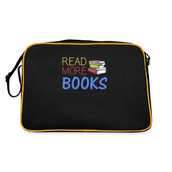 Read More Books - Retro Bag - black/gold - Back