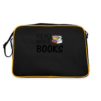 Read More Books - Retro Bag - black/gold - Back