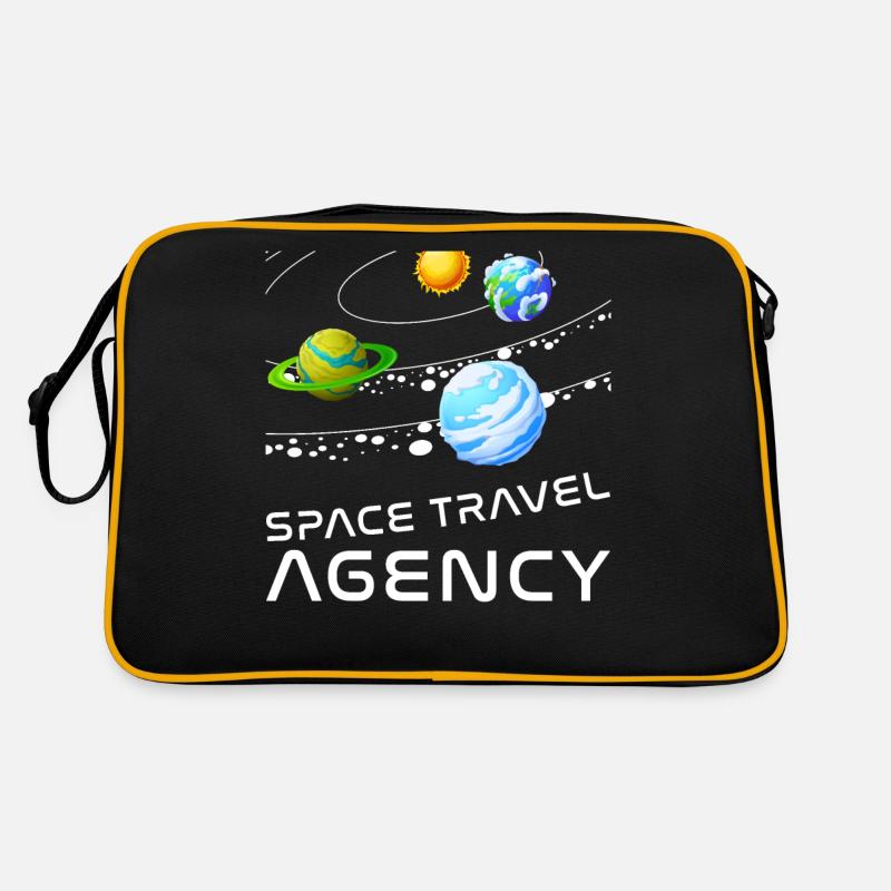 Agence de voyage spatial - Soleil et planètes Sac Retro