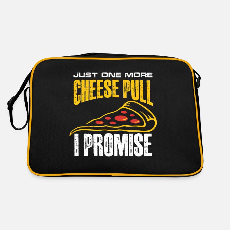 just one more cheese pull I promise Design Retro Tasche