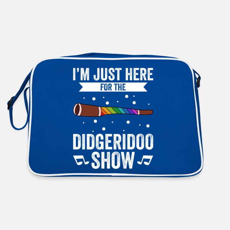 I'm Just Here For The Didgeridoo Show Retro Tasche