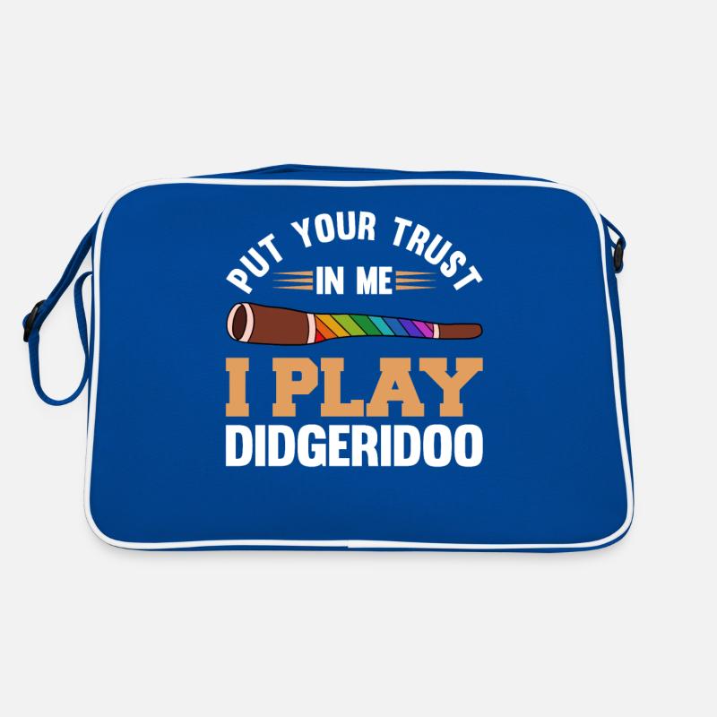 Put Your Trust In Me I Play Didgeridoo Retro Tasche