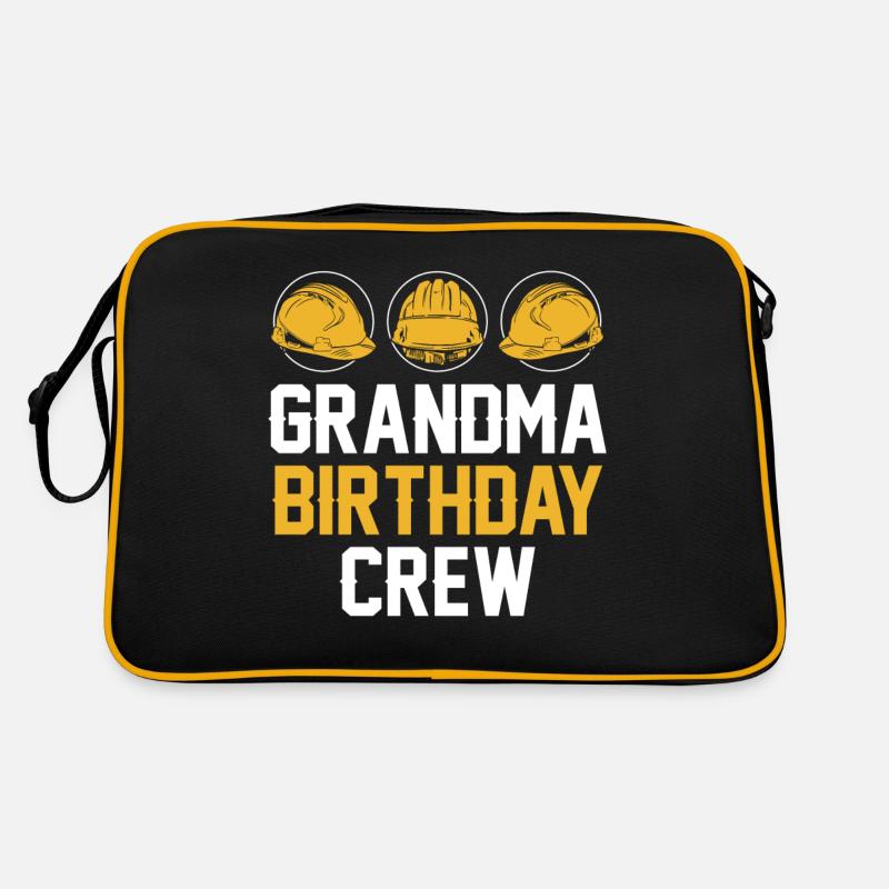 Oma Der Geburtstagsmannschaft - Geburtstagsbau Retro Tasche