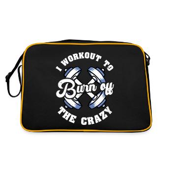Weightlifting Fitness Workout Gym - Retro Bag - black/gold - Back