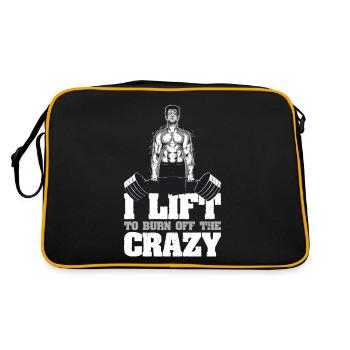 Weightlifting Fitness Workout Gym - Retro Bag - black/gold - Back