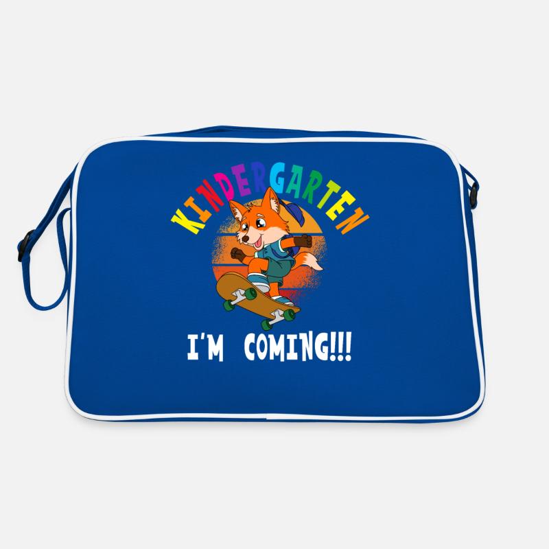 Kindergarten I'm Coming Fox Skateboarding Retro Tasche