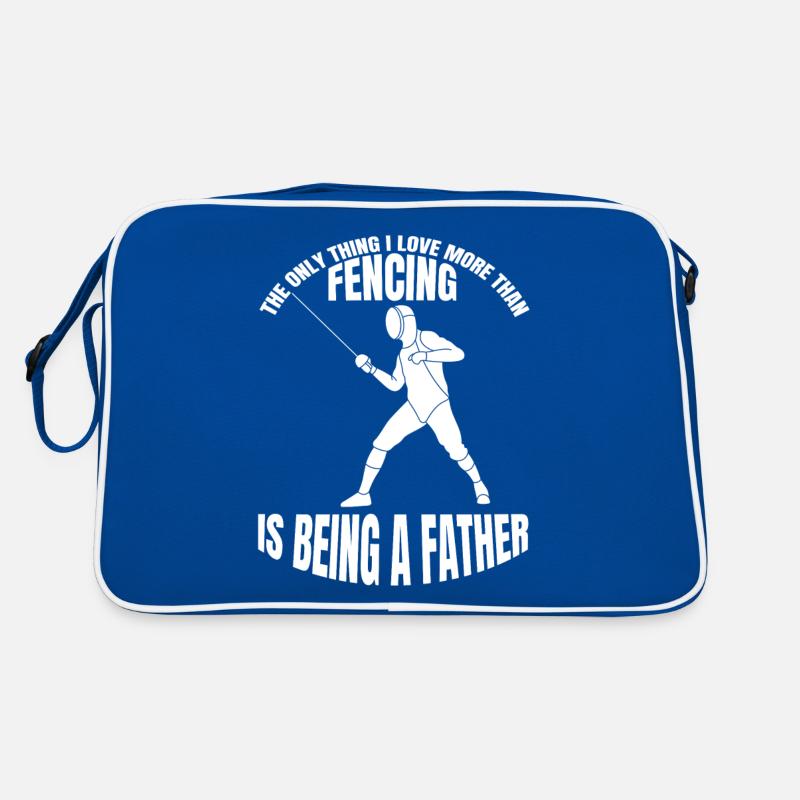 Fechten Fechttraining Fechter Geschenk Fechtsport Retro Tasche