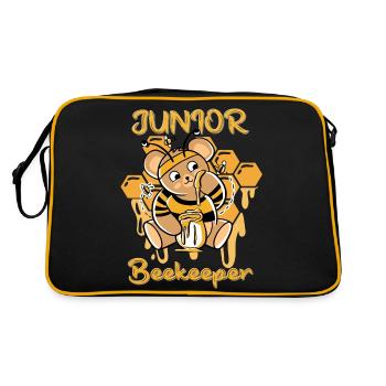 APICULTEUR JUNIOR - Sac Retro - noir/or - Dos