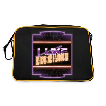 Engineering Job Statement Christmas Pajama This - Retro Bag - black/gold - Back