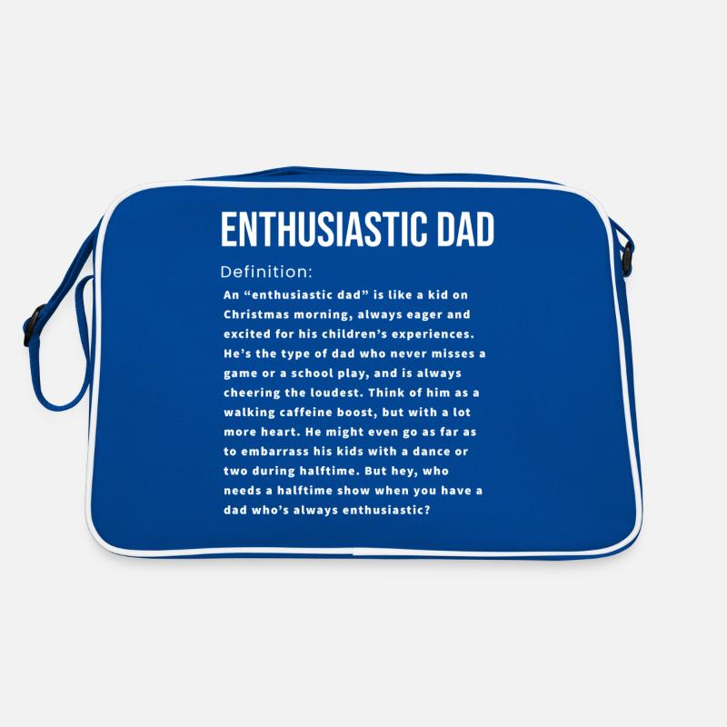 enthusiastic dad definition english Retro Bag