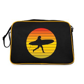 Surfer Planche de surf Surf Surf - Sac Retro - noir/or - Dos
