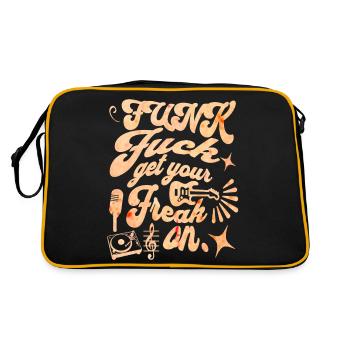Oldschool - Retro Bag - black/gold - Back