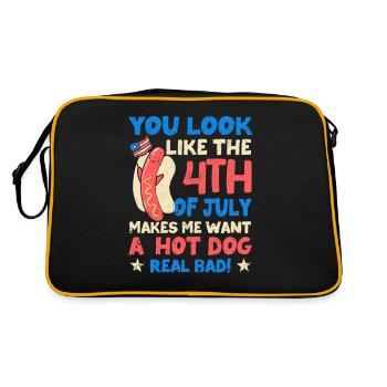 On dirait que le 4 juillet me donne envie d’un - Sac Retro - noir/or - Dos