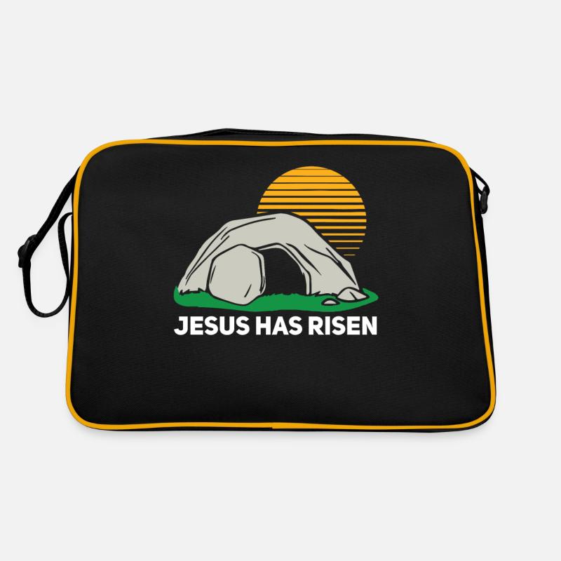 Il est ressuscité le dimanche de Pâques Cave Jésus Sac Retro
