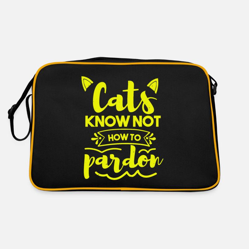 LES CHATS NE SAVENT PAS PARDONNER Sac Retro