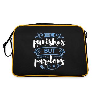 IL PURIFIE MAIS PARDONNE - Sac Retro - noir/or - Dos