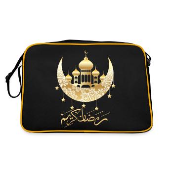 Ramadan Karim 1 - Sac Retro - noir/or - Dos