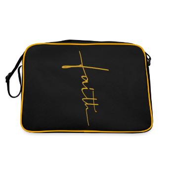 La foi en Jésus-Christ Religion chrétienne - Sac Retro - noir/or - Dos