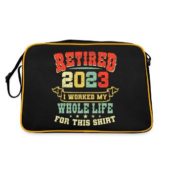 Retraité 2023 Retraité Pension Retraité - Sac Retro - noir/or - Dos