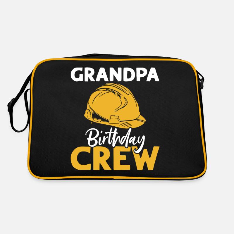Grand-père de l’équipe d’anniversaire - construction d’anniversaire Sac Retro