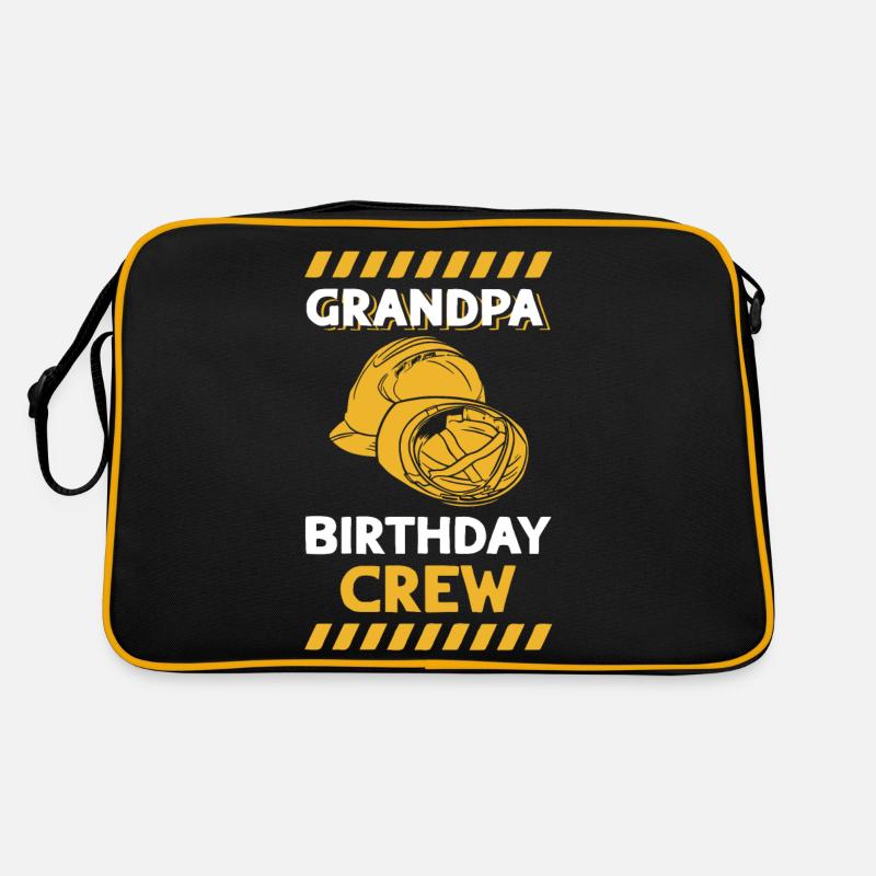 Opa Der Geburtstags-crew - Geburtstagskonstruktion Retro Tasche