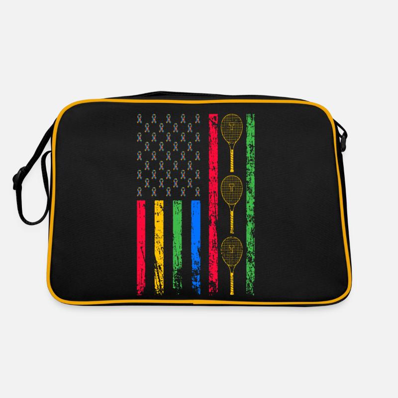 Drapeau sportif américain Sac Retro