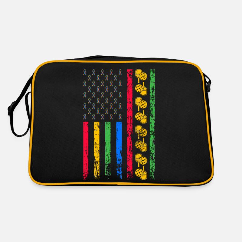 Drapeau sportif américain Sac Retro