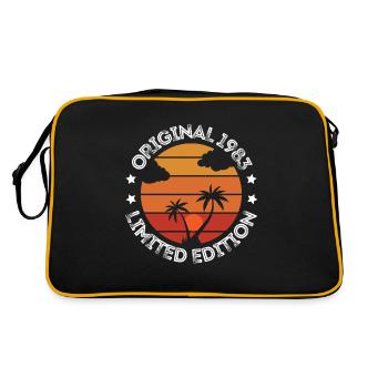 Original 1983 - Limited Edition Design - Retro Bag - black/gold - Back