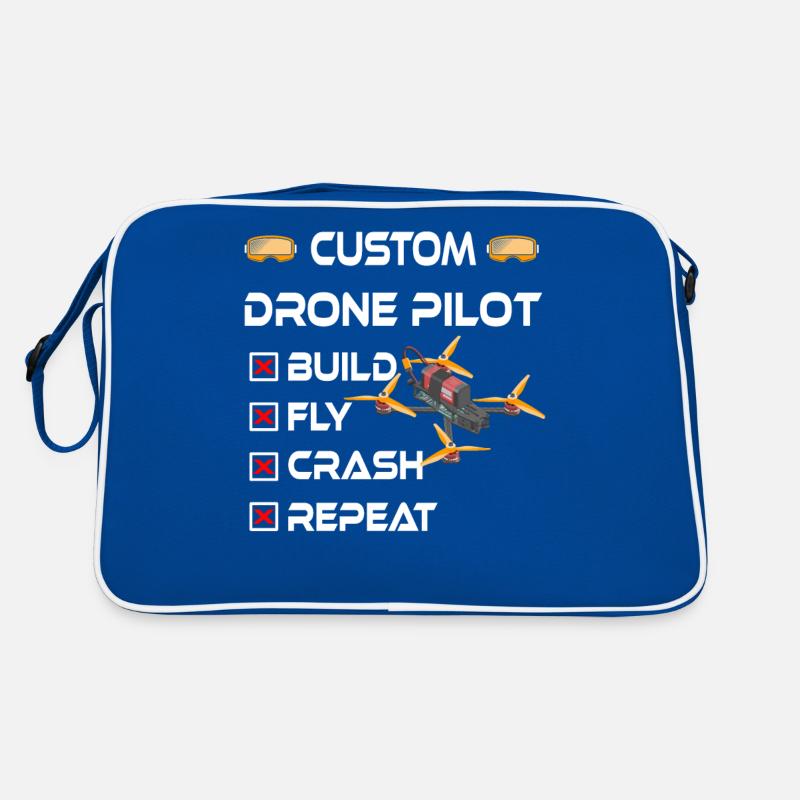 Custom Drone Pilot Retro Tasche