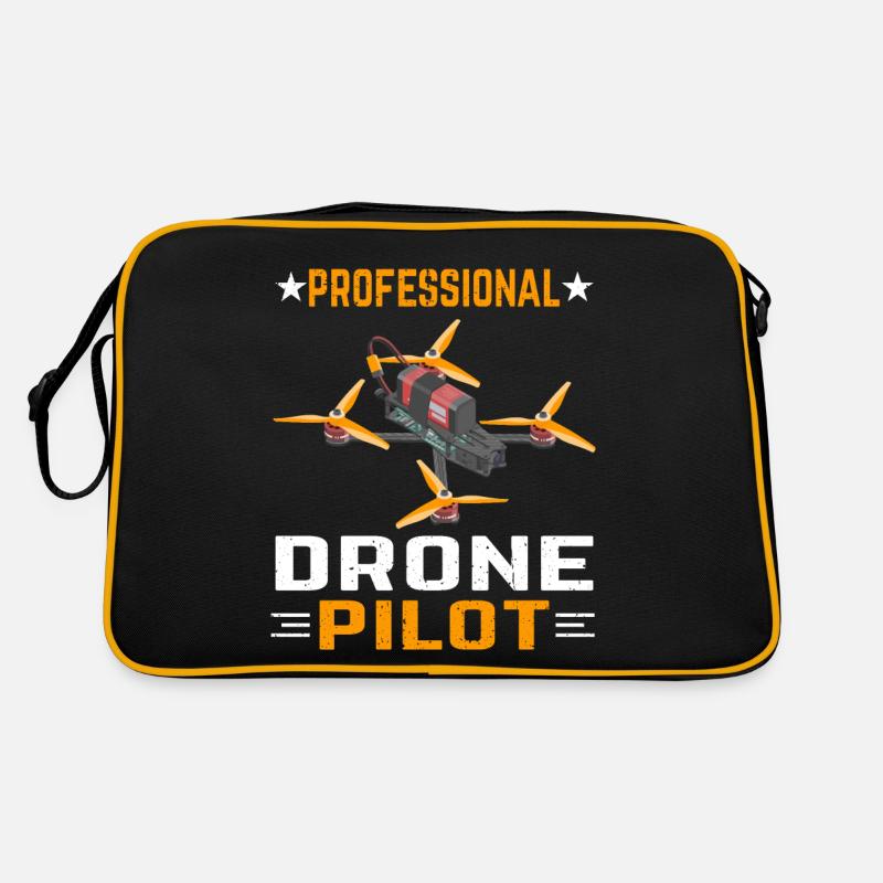 Professional Drone Pilot Retro Tasche