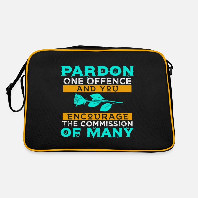 PARDONNEZ UNE INFRACTION QUE VOUS ENCOURAGEZ LA COMMISSION Sac Retro