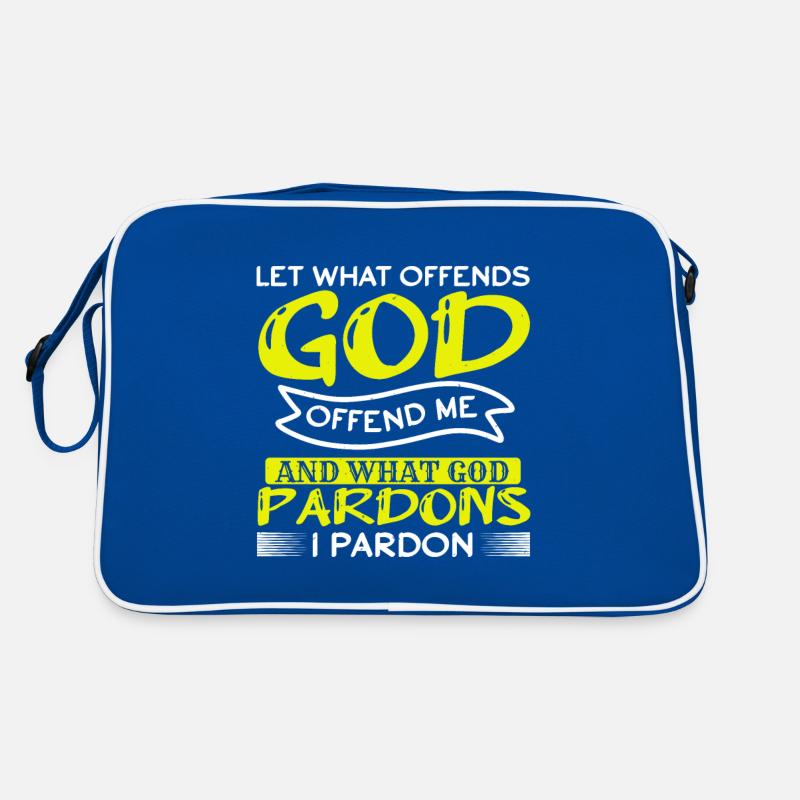 QUE CE QUI OFFENSE DIEU M’OFFENSE PARDON Sac Retro