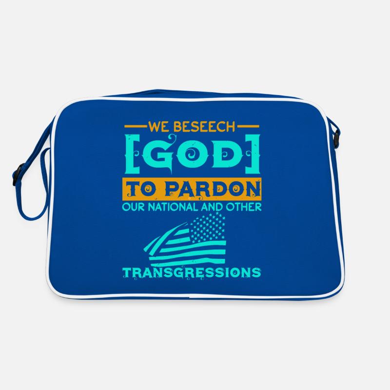 NOUS BEESEECH DIEU THO PARDON Sac Retro