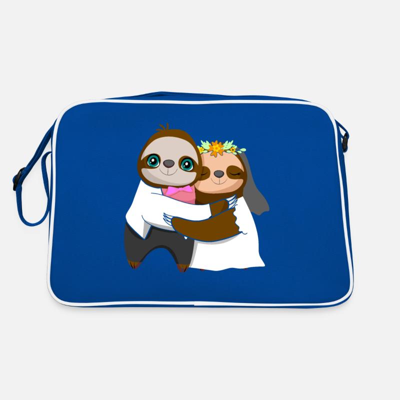 Wedding Day Married Sloth Whisperer Retro Bag