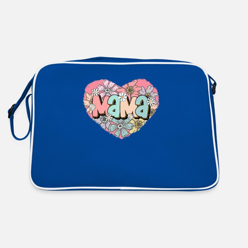 Mama - Forme de cœur classique florale pour maman Sac Retro